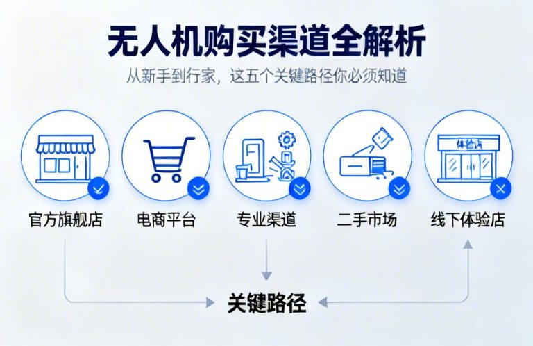 无人机购买渠道全解析|从新手到行家，这五个关键路径你必须知道