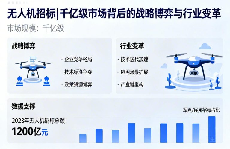 无人机招标|千亿级市场背后的战略博弈与行业变革