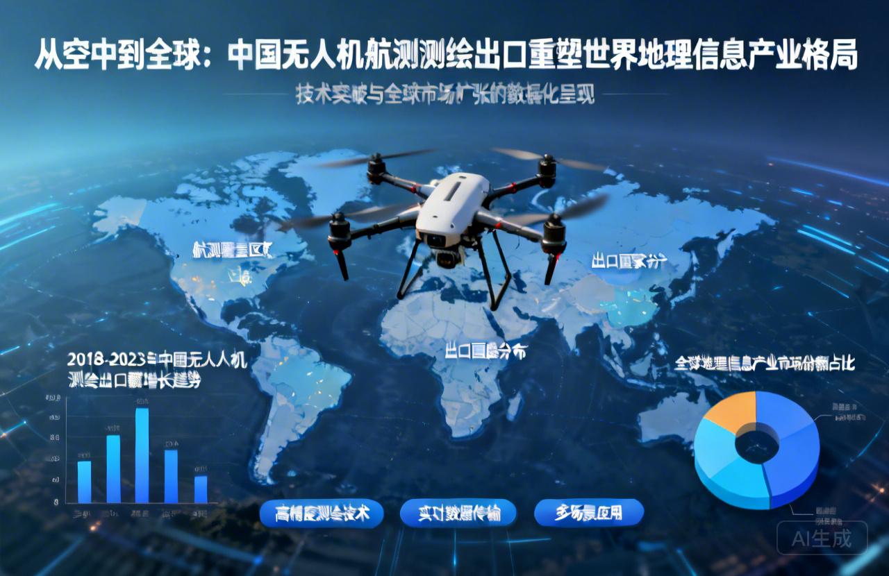 从空中到全球|中国无人机航测测绘出口如何重塑世界地理信息产业格局 从空中到全球|中国无人机航测测绘出口如何重塑世界地理信息产业格局