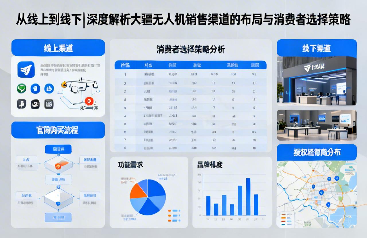 从线上到线下|深度解析大疆无人机销售渠道的布局与消费者选择策略 从线上到线下|深度解析大疆无人机销售渠道的布局与消费者选择策略