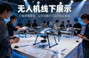 无人机线下展示|打破屏幕壁垒，让科技触手可及的真实体验