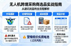 无人机跨境采购商如何选品？从避坑到盈利的实战指南